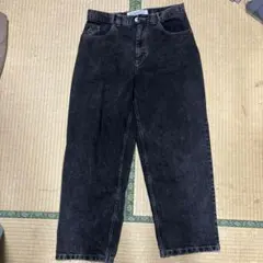 BIG BOY ブラックデニムパンツ ワイドレッグ 正規品⭕️ Lサイズ