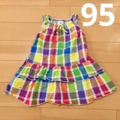 女の子 ノースリーブ ワンピース チュニック 95 トイザらス ベビーザらス