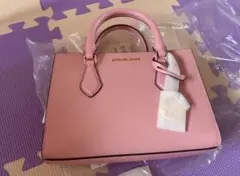MICHAEL KORS ハンドバッグ ピンク - メルカリ