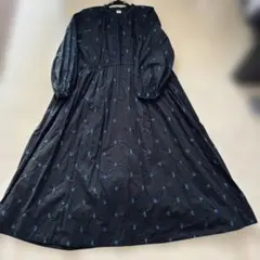 ロンハーマン　ロングワンピース　コットン100% ブラックのサムネイル