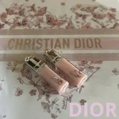 新品　DIOR アディクト　マキシマイザー リップグロス　2ml 2点　巾着のサムネイル