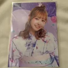 FRUITS ZIPPER　浴衣すきくじ　仲川瑠夏　E賞クリアポスター