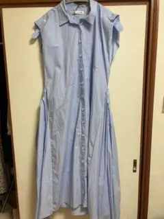 一万円ZARA ノースリーブシャツワンピース Lサイズ