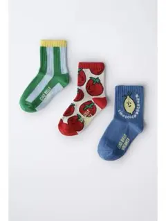 ZARA ベビー靴下 3足セット トマト