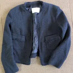 Ballsey 黒 ノーカラージャケットのサムネイル