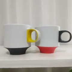 陶器　マグカップ　二個　未使用