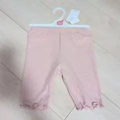 新品タグ付き ピンクフリル ハーフパンツ 90 ピンク 5分丈 保育園 女の子のサムネイル