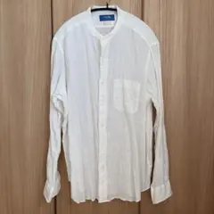 極美品】Maker's Shirt鎌倉 リネン カプリシャツ オリーブ - メルカリ