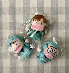 忍たま乱太郎　指人形マスコット　善法寺伊作　猪名寺乱太郎　鶴町伏木蔵　セット