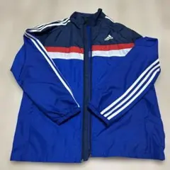 adidas ウィンドブレーカー 青・赤・白