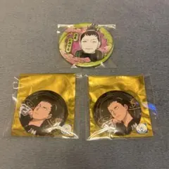 NARUTO 奈良シカマル　コレクション缶バッジ　ブラックコーデ　缶バッジ