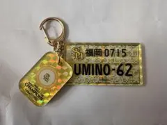 福岡ソフトバンクホークス ナンバープレート風キーホルダー 海野隆司