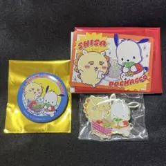 ちいかわ サンリオ 缶バッジ ポイントカード ピンズ　シーサー ポチャッコ