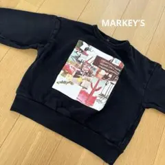 MARKEY’S マーキーズ スウェット 長袖 プリント 男の子 女の子