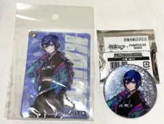 初音ミク namco TOKYO グリッター缶バッジ パスケース KAITO
