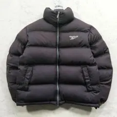 90s リーボック Reebok ダウンジャケット M 黒 肉厚 ヌプシ