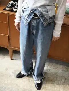QUIITO/キート W WAIST DENIM PT デニムパンツ 36
