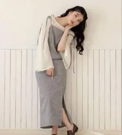 muguet ribbon check cami op (BLACK)