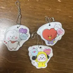 BT21 キャラクター キーホルダー 3個セット