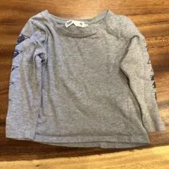 ウルトラマン　グレー 長袖カットソー 100cm