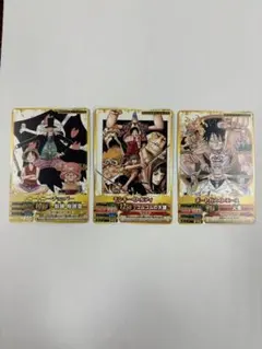 ワンピーベリーマッチW メモリアルクルーカード　ルフィ　エース　チョッパー