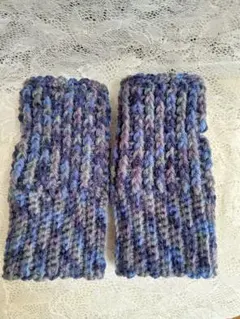 ハンドウォーマー、手編み、