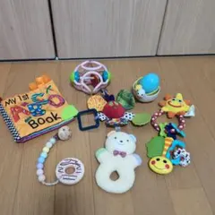 赤ちゃん用おもちゃセット 歯固め絵本 ラトル