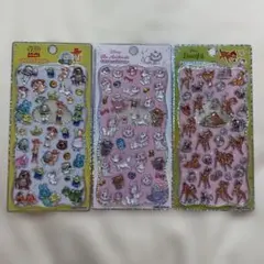 プチドロップステッカー　トイストーリー　マリーちゃん　バンビ　３枚セット