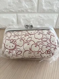 京都はろうきてぃ工房コロリン がま口ポーチ コスメポーチ 赤 正規品
