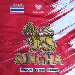 SINGHA 限定版 スポーツシャツ タイ国旗デザイン◀Ｌ▶のサムネイル