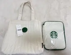 新品　スタバ　福袋　トートバッグ　マルチケース
