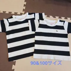 アーノルドパーマー Tシャツ ボーダー柄 90&100サイズのサムネイル