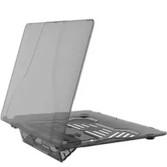 Mac Book Air 13inch用 スタンド付PCケース ブラック 耐衝撃