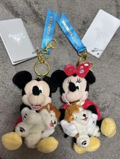 ミッキー ミニー ぬいぐるみキーホルダーセット 渋谷 限定