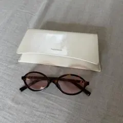 べっ甲柄 サングラス 専用ケース付きのサムネイル