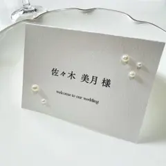 【NEW席札】　結婚式　シンプル　人気　ウェディング　ペーパーアイテム