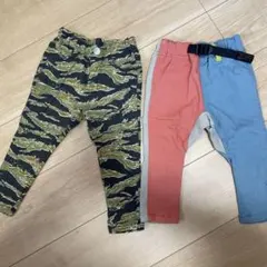 ブリーズ 迷彩柄とカラフルパンツセット