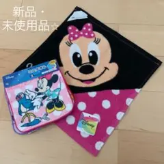 【新品】Disneyミニー　ミニタオル3枚セット＋ハンドタオル＝4枚セット