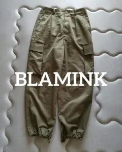 ブラミンク　BLAMINK 2022SS カーゴパンツ　ワークパンツ　カーキ 2026年最新】BLAMINK レディース ワークパンツ・カーゴパンツの人気