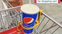 【コストコ専用】カート取付け用ドリンクホルダー（キーホルダー式）