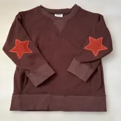 ブリーズ トレーナー 100サイズ ブラウン 裏シャギー