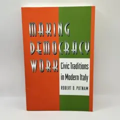 Making Democracy Work 洋書