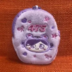 しなクマ刺繍ポーチ　しなこ　475