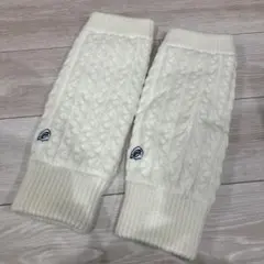 ホワイト ケーブルニット レッグウォーマー 値下げしました！