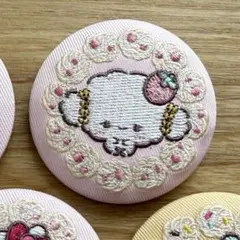 サンリオ 刺繍缶バッジ こぎみゅん