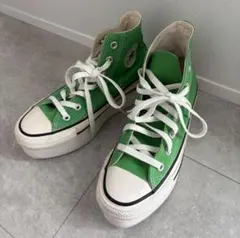コンバース　オールスター チャンキーライン ハイ　グリーン