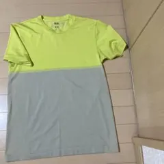 ユニクロ ドライEXクルーネックT（カラーブロック・半袖）