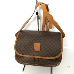 CELINE セリーヌ マカダム 柄 ショルダー バッグ 斜め掛け レザーのサムネイル