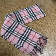 Burberrys マフラー ピンク チェック柄のサムネイル