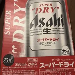 アサヒ スーパードライ 350ml×24缶のサムネイル